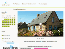Tablet Screenshot of conde-sur-vire.fr